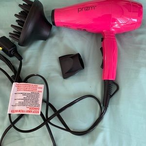 Pink hairdryer
